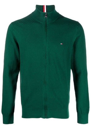 Tommy Hilfiger zip-through cotton jacket - Green