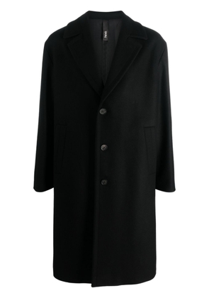 Hevo single-breasted virgin-wool coat - Black