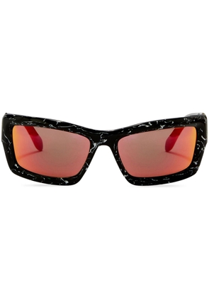 Palm Angels Adin rectangular-frame sunglasses - Black