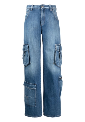 3x1 wide-leg cargo jeans - Blue