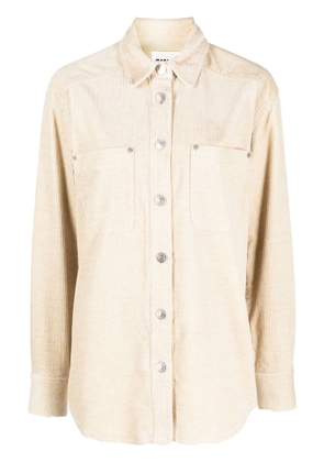 MARANT ÉTOILE Randal cotton shirt - Neutrals