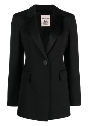 Semicouture single-breasted tailored blazer - Black