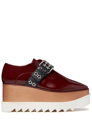 Stella McCartney Elyse buckle-fastening lace-up shoes - Brown