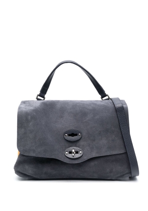 Zanellato Postina leather tote bag - Blue