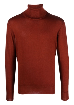Altea roll-neck virgin wool jumper - Red