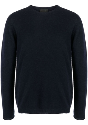 Roberto Collina fine-knit cashmere sweatshirt - Blue