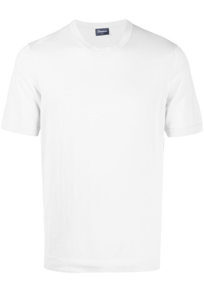Drumohr crew-neck short-sleeve T-shirt - Grey