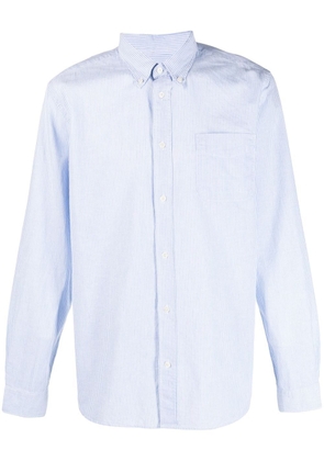 Woolrich striped long-sleeve shirt - Blue