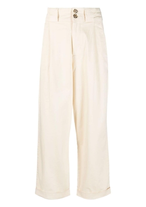 Woolrich high-waisted tailored trousers - Neutrals