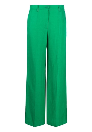 P.A.R.O.S.H. high-rise wide-leg trousers - Green
