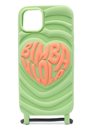 Bimba y Lola logo-embossed iPhone 14 Plus case - Green