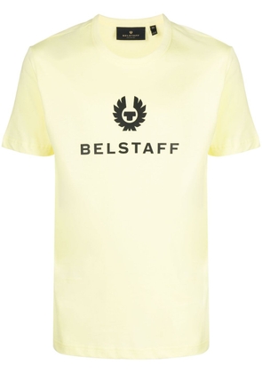 Belstaff logo-print cotton T-shirt - Yellow