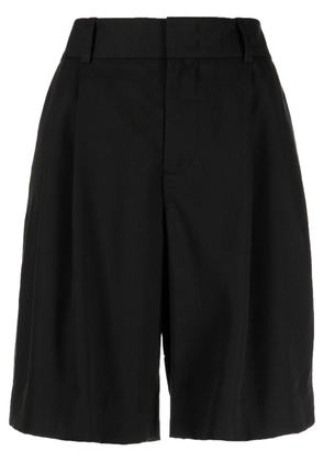 Vince high-waisted tailored shorts - Black
