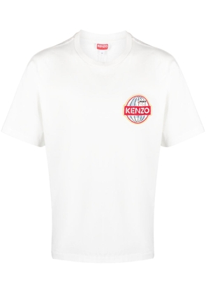 Kenzo logo-patch cotton T-shirt - White