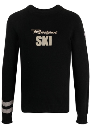 Rossignol Signature Ski logo-embroidered jumper - Black