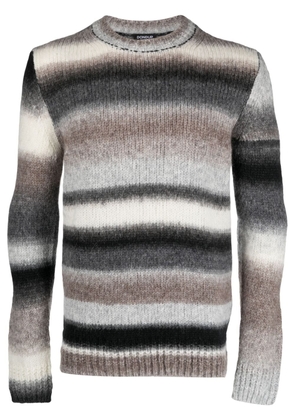 DONDUP long-sleeve striped knitted jumper - Grey
