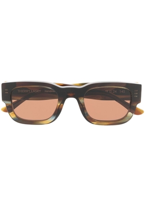 Thierry Lasry Foxxxy square-frame sunglasses - Brown