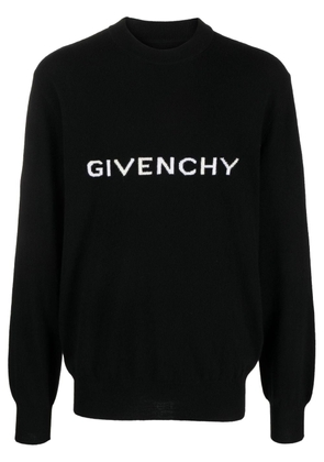 Givenchy Archetype logo-intarsia wool jumper - Black