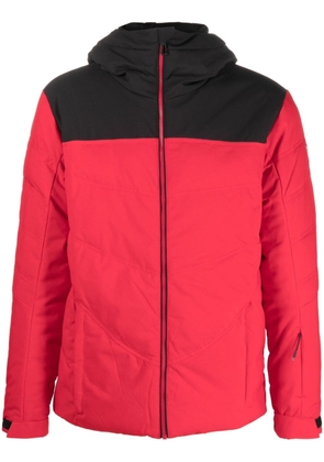 Rossignol logo-print hooded padded jacket - Red