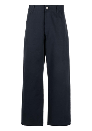 There Was One wide-leg gabardine trousers - Blue