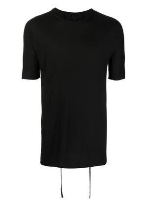 Masnada strap-detail cotton T-shirt - Black