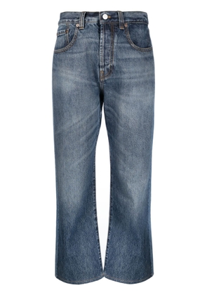 Victoria Beckham cropped flared jeans - Blue