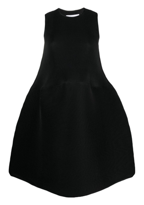 Melitta Baumeister Ripple volominous-skirt dress - Black