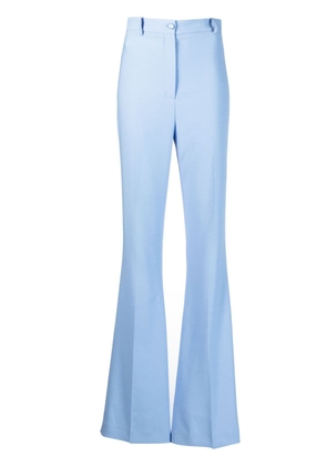 Hebe Studio high-waist flared trousers - Blue