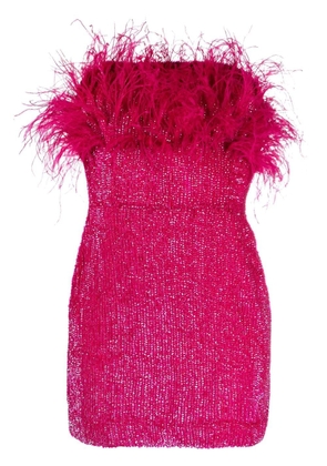 Retrofete sequin-embellished mini dress - Pink