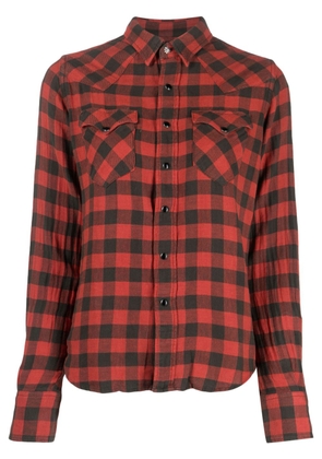 Ralph Lauren RRL check-print linen shirt - Red