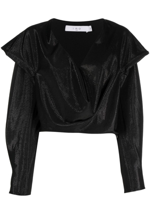 IRO Marissa draped blouse - Black