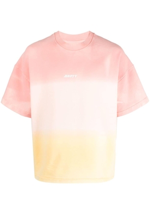 MOUTY gradient-effect cotton T-shirt - Pink