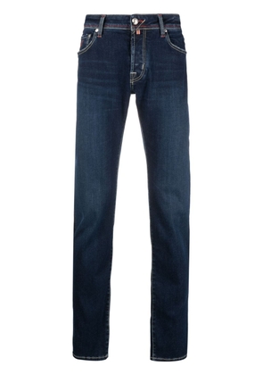 Jacob Cohën logo-embroidered slim-fit jeans - Blue