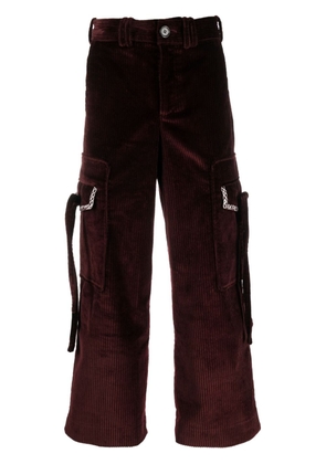 S.S.DALEY Dennis straight-leg trousers - Red