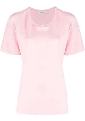 Rodebjer round-neck linen T-shirt - Pink