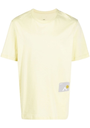 OAMC photograph-print short-sleeved T-shirt - Yellow