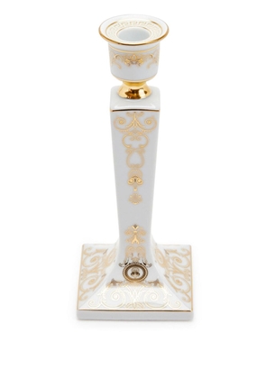 Versace Medusa Gala porcelain candleholder (21cm) - White