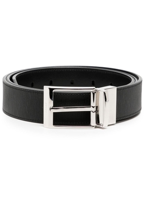 Bally adjustable fit leather belt - Black