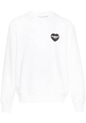 Carhartt WIP Heart Bandana logo-print sweatshirt - White