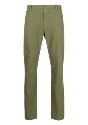 DONDUP mid-rise stretch-cotton trousers - Green