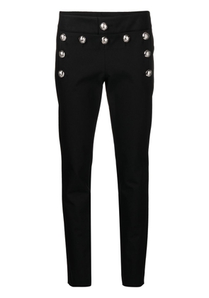 Gucci button-detail slim-fit trousers - Black