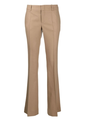 Gucci flared-cut leg trousers - Brown