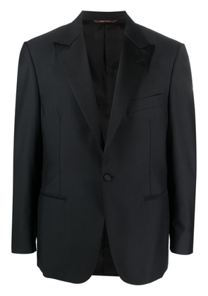 Canali single-breasted wool dinner jacket - Black