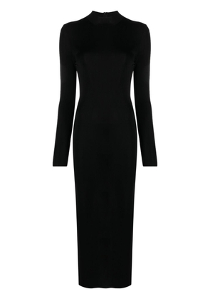 TOM FORD crew-neck knitted maxi dress - Black