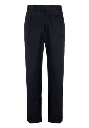 D4.0 cotton straight-leg trousers - Blue
