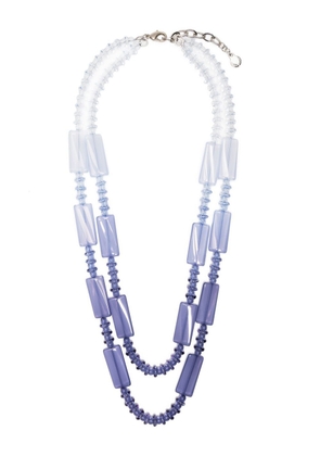Emporio Armani double layered necklace - Blue
