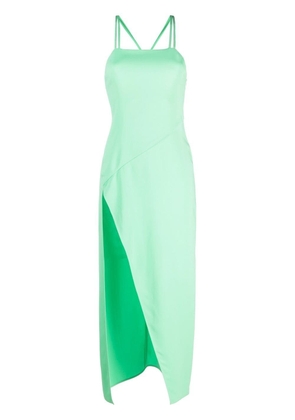 The Attico strappy midi dress - Green