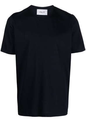 D4.0 crew-neck virgin wool T-shirt - Blue