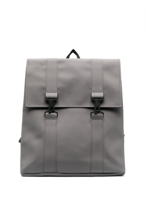Rains MSN faux-leather backpack - Grey