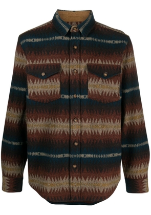 Pendleton La Pine virgin wool shirt jacket - Brown